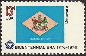 # 1633 MINT NEVER HINGED STATE FLAG DELAWARE