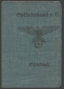 3rd Reich Germany 1936 Soldatenbund Soldiers Club  Shooting Book Kleinkal 106724