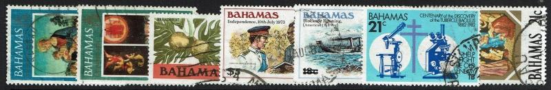 Bahamas 7 Used Stamps - Lot 021217