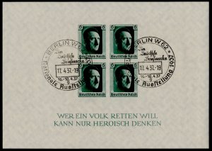 Germany B103 used - National Philatelic Exhibition