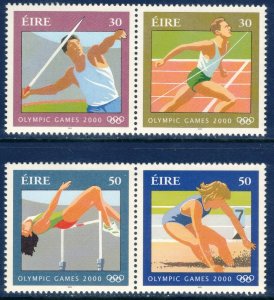 IRELAND 2000 Summer Olympics; Scott 1239a, 1241a; SG 1321a, 1323a; MNH