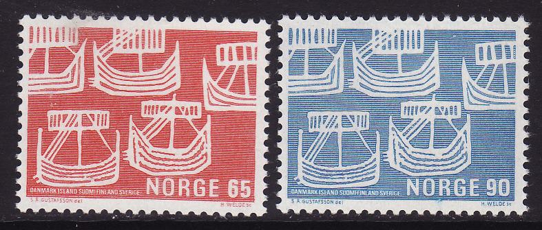 Norway #523-24 F-VF Mint NH ** Nordic Cooperation