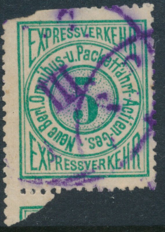 Berlin Private Post Town Local Mi B17 USED