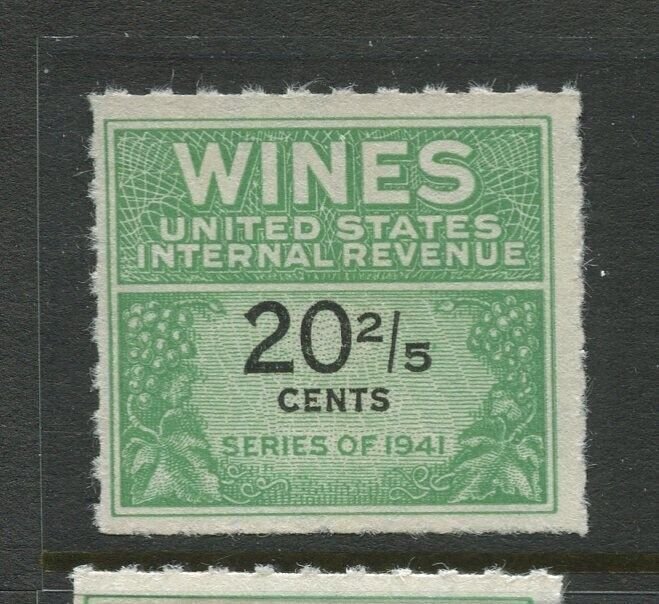RE187  Wines Revenue Unused Stamp BX5100