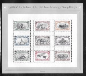 #3209 MNH TRANS-MISSISSIPPI SOUVENIR SHEET (((Stock Photo)))