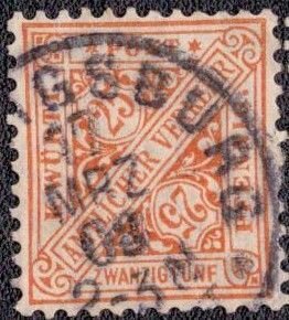 Wurttemberg - O128 Used