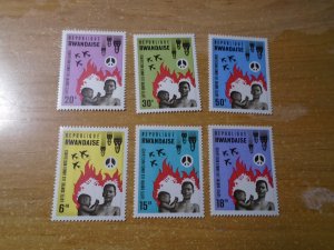 Rwanda  # 170-75   MNH