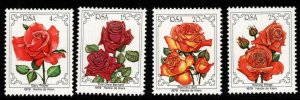 SOUTH AFRICA SG466/9 1979 ROSAFARI 1979 WORLD ROSE CONVENTION MNH