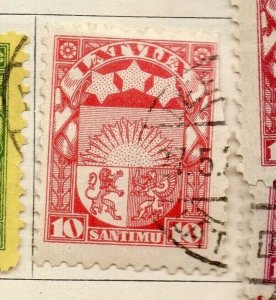 Latvia 1923-24 Early Issue Fine Used 10s. NW-191756