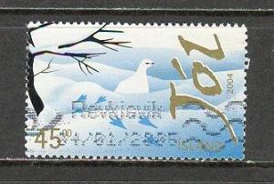 ICELAND Sc# 1031 USED FVF Christmas  