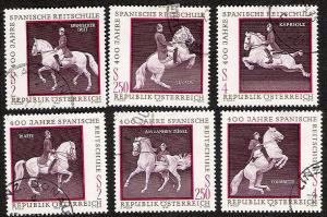 Austria-1972 sc# 929a-f-used