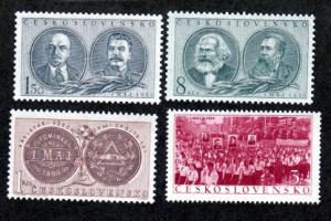 Czechoslovakia # 589-592 Mint NH!