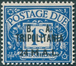 British Occupation of Tripolitania 1950 24l on 1s blue Postage Due SGTD10 MNH