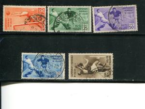 Italy #324-28  used  VF  Cat $727