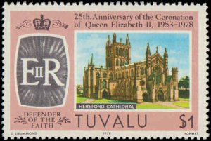 Tuvalu #81-84, Complete Set(4), 1978, Royalty, Never Hinged