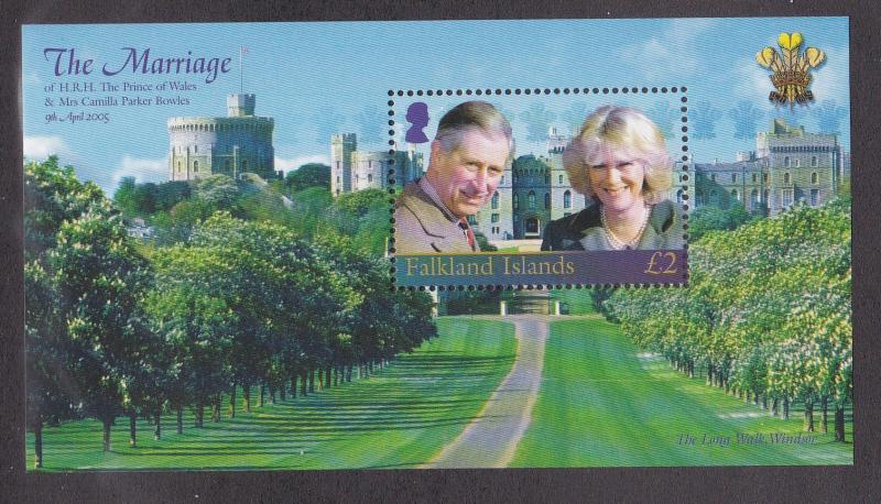 Falkland Islands # 881, Wedding of Prince Charles, NH, 1/2 Cat.
