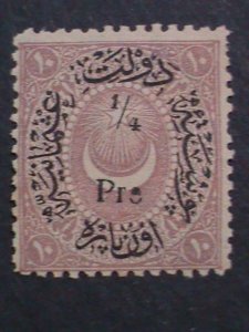 TURKEY-1876-SC#48-146 YEARS OLD OTTOMAN EMPIRE MINT-VF-OVER PRINT STAMP