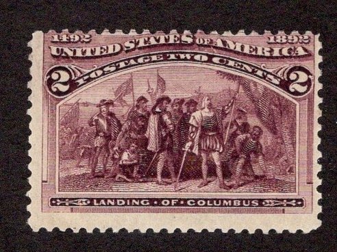 US #231 Two Cent Columbian  AVG/MNH  ~jm-1831