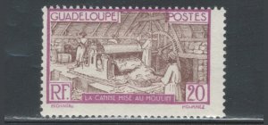 Guadeloupe 1928 Sugar Mill 20c Scott # 103 MH