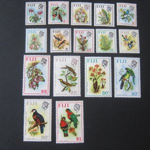 Fiji 1971 Sc 305-320 Bird set MNH