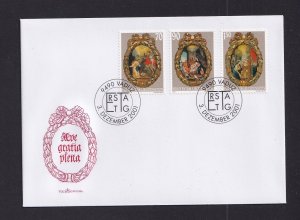 Liechtenstein   #1220-1222  FDC  2001  Christmas