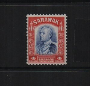 Sarawak 1934 SG123 4 Dollars lightly mounted mint