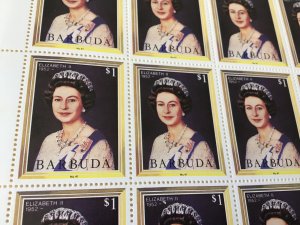 Queen Elizabeth 11 Barbuda  Dollar mint never hinged stamps sheet Ref 55178