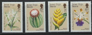 British Virgin Islands Scott 590-593 MNH Complete Set