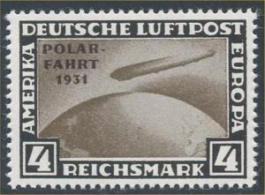 GERMANY #C42 MINT VF NH PRIVATER NACHDRUCK PRINTED ON BACK, IF GOVERNMENT ISSU