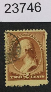 US STAMPS #210 USED LOT #23746