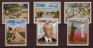 LEBANON- LIBAN MNH SC# 502-507 LEBANON INDEPENDENCE 50Th. ANNIVERSARY