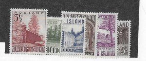 Norfolk island Sc #13-18  set of 6 NH VF