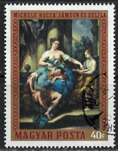 Hungary ~ Scott # 2023 ~ Used ~ Samson and Delilah by Michele Rocca ~ CTO