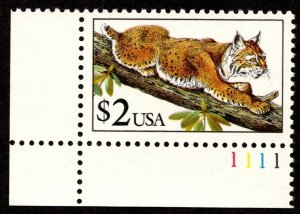 OAS-CNY 8805 SCOTT 2482 – 1990 $2 Bobcat MNH