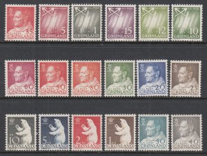 Greenland 48-65 MNH VF