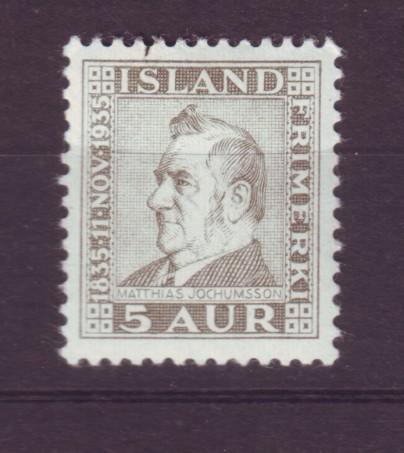 J19143 Jlstamps 1935 iceland mh #196