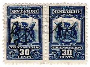 (I.B) Canada Revenue : Ontario Transfer Tax 30c 