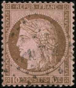 France SC# 60 Ceres 10c Used SCV $17.50