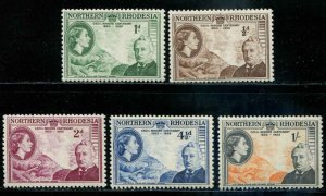 Northern Rhodesia SC# 54-8 QEII and Cecil Rhodes MH SCV $3.60