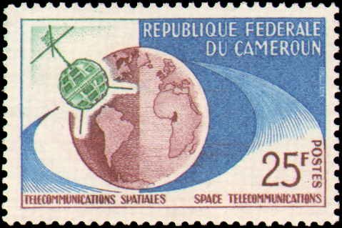 Cameroun #380-383, Complete Set(4), 1963, Space, Never Hinged