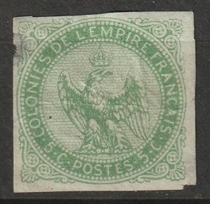 French Colonies 1862 Sc 2 MNG small thins