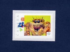 SPIDER'S EYES = ARACHNID = Close Up, picture postage stamp Canada 2013  [p4i4/1]