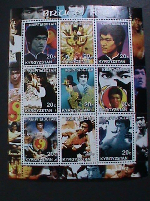 KYRGYZSTAN-2001- WORLD FAMOUS MOVIE STAR-BRUCE LEE-MNH SHEET VERY FINE