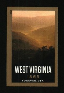 2013 46c West Virginia Statehood, Imperforate Scott 4790a Mint F/VF NH