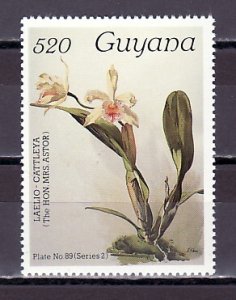 Guyana, Scott cat. 1318. 520 Orchid issue.