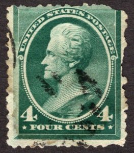 1883, US 4c, Jackson, Used, Sc 211