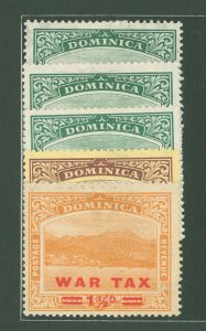 Dominica #MR1-MR5  Single (Complete Set)