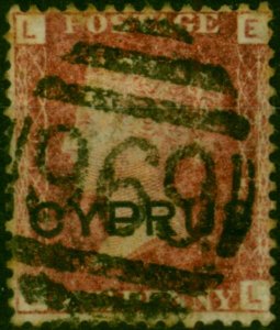 Cyprus 1880 1d Red SG2 Pl.216 Fine Used