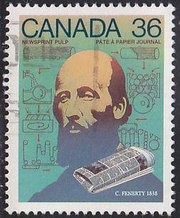 Canada 1136 C. Fenerty, Newsprint Pulp 1987