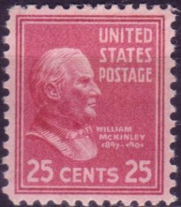 US #829. Mint LH. VF
